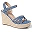 mikarka Sandals for Women 2026: Comfortable Wedge Platform Sandals Women - Braided Espadrilles for Women Ankle Strap Open Toe Wedges Heels Beach Sandals Summer Shoes
