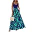 KIRUNDO Women Summer Sleeveless Boho Floral Maxi Dress 2026 Scoop Neck Tank A Line Flowy Beach Vacation Resort Wear Sundress