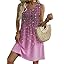 Zeagoo Summer Dresses for Women 2026 Sleeveless Casual Floral Tshirt Sundress with Pockets Loose Tank Beach Dress
