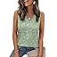 Zeagoo Tank Top for Women V Neck Loose Fit Sleeveless Summer Tops Business Casual Outfits Dressy Blouses Shirts