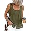 PRETTYGARDEN Womens Tank Tops 2026 Summer Button Down Shirts Embroidered Eyelet Dressy Casual Blouses Beach Vacation Clothes