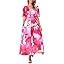 Flessibili Womens Summer Floral Maxi Dress Wedding Guest Party Long Dresses 2026