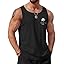 COOFANDY Mens Beach Tank Tops Summer Cotton Sleeveless Graphic T Shirts Palm Tree Casual Vacation Muscle Tank