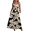 WIHOLL Summer Dresses for Women Flowy Casual Midi Dress Beach Vacation Sundresses with Pockets