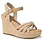 mikarka Sandals for Women 2026: Comfortable Wedge Platform Sandals Women - Braided Espadrilles for Women Ankle Strap Open Toe Wedges Heels Beach Sandals Summer Shoes