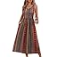 WIHOLL Summer Dresses for Women Flowy Casual Midi Dress Beach Vacation Sundresses with Pockets