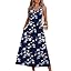 WIHOLL Summer Dresses for Women Flowy Casual Midi Dress Beach Vacation Sundresses with Pockets