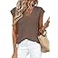 PRETTYGARDEN Women's 2026 Lightweight Sweaters Vest Spring Trendy Cap Sleeve V Neck Knit Tank Tops Summer Going Out Outfits