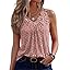 Zeagoo Womens Tank Tops Summer Sleeveless Loose Fit Tops V Neck Pleated Shirts Basic Tees Dressy Casual Trendy Clothes