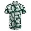 COOFANDY Men's Linen Shirts Short Sleeve Casual Shirts Button Down Shirt for Men Beach Summer Wedding Shirt