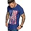 COOFANDY Men's Muscle T-Shirt Pleated Raglan Sleeve Bodybuilding Gym Tee Short Sleeve Fashion Workout Shirts Hipster Shirt