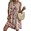 Zeagoo Summer Dresses for Women 2026 Sleeveless Casual Floral Tshirt Sundress with Pockets Loose Tank Beach Dress