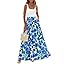 KIRUNDO Women Summer Sleeveless Boho Floral Maxi Dress 2026 Scoop Neck Tank A Line Flowy Beach Vacation Resort Wear Sundress