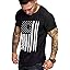 COOFANDY Men's Muscle T-Shirt Pleated Raglan Sleeve Bodybuilding Gym Tee Short Sleeve Fashion Workout Shirts Hipster Shirt