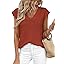 PRETTYGARDEN Women's 2026 Lightweight Sweaters Vest Spring Trendy Cap Sleeve V Neck Knit Tank Tops Summer Going Out Outfits