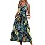 WIHOLL Summer Dresses for Women Flowy Casual Midi Dress Beach Vacation Sundresses with Pockets