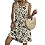 Zeagoo Summer Dresses for Women 2026 Sleeveless Casual Floral Tshirt Sundress with Pockets Loose Tank Beach Dress