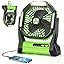 Peouix Portable Rechargeable Fan, 20000mAh Cordless Battery Powered Camping Tent Fans with LED Lantern, Small USB C Operated Outdoor Ventiladores for Travel Camp Fishing Office Home Essentials