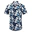 COOFANDY Men's Linen Shirts Short Sleeve Casual Shirts Button Down Shirt for Men Beach Summer Wedding Shirt
