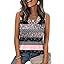 Zeagoo Tank Top for Women V Neck Loose Fit Sleeveless Summer Tops Business Casual Outfits Dressy Blouses Shirts