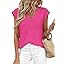 PRETTYGARDEN Women's 2026 Lightweight Sweaters Vest Spring Trendy Cap Sleeve V Neck Knit Tank Tops Summer Going Out Outfits