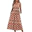 WIHOLL Summer Dresses for Women Flowy Casual Midi Dress Beach Vacation Sundresses with Pockets