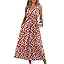 WIHOLL Summer Dresses for Women Flowy Casual Midi Dress Beach Vacation Sundresses with Pockets