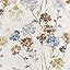 MYSKY HOME Floral Linen Curtains 84 inch Length 2 Panels Set Summer Flower Patterned Semi Sheer Light Filtering Privacy Farmhouse Grommet Drapes for Living/Dining Room, Yellow, W52 x L84, Pack-2