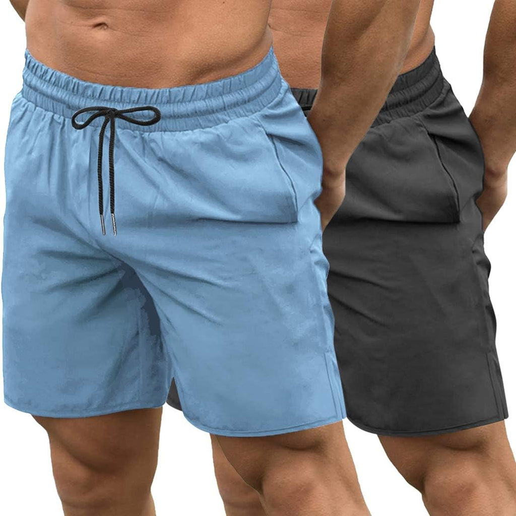 COOFANDY Mens Athletic Shorts 7 Inch Quick Dry Stretch Lightweight Gym Workout Shorts with Pockets