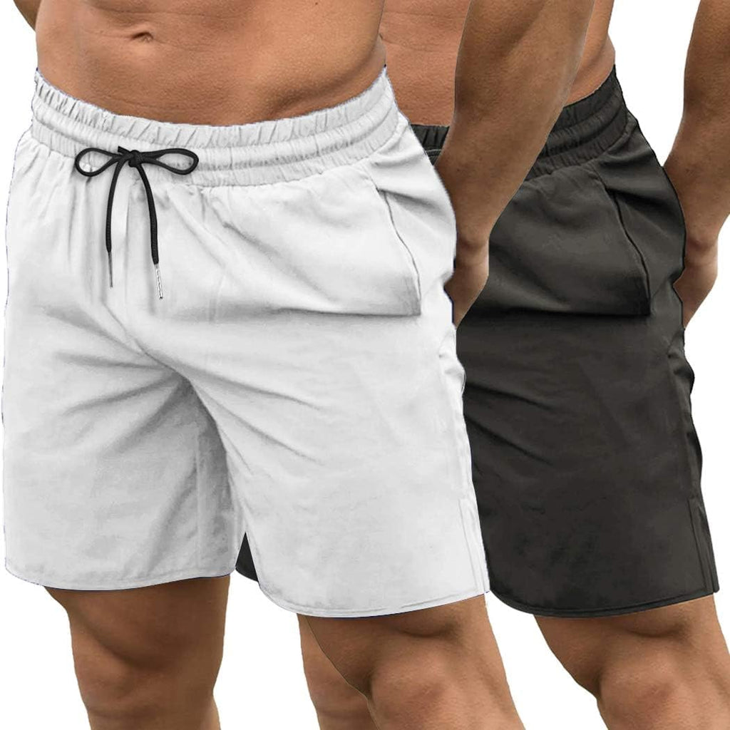 COOFANDY Mens Athletic Shorts 7 Inch Quick Dry Stretch Lightweight Gym Workout Shorts with Pockets