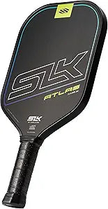 Selkirk Sport Atlas Raw Carbon Fiber Pickleball Paddles | Midweight Pickleball Paddle with Polymer Honeycomb Core | USAPA Approved Carbon Fiber Face for Spin and Control