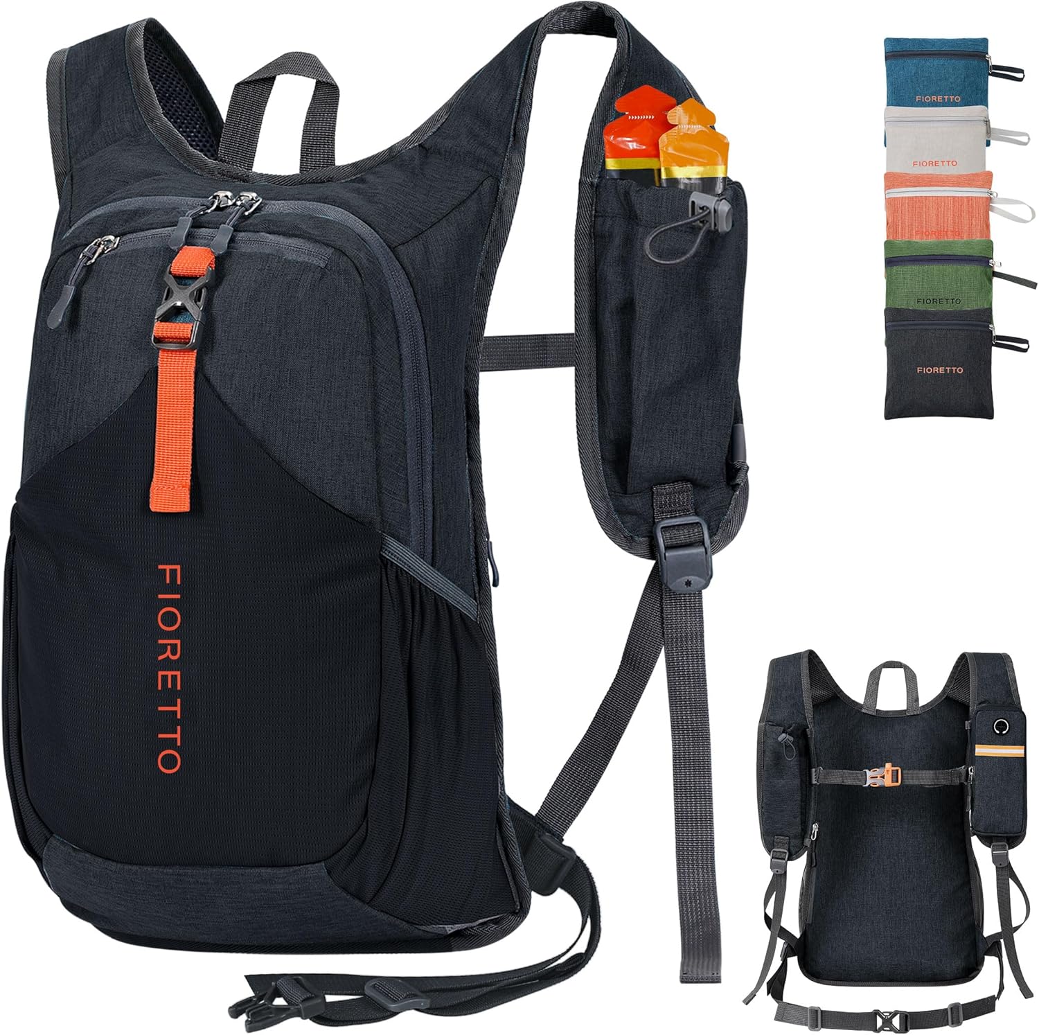 FIORETTO 20L Hiking Backpack for Women Men Mini Packable Backpack Lightweight Small Daypack for Camping Travel Outdoor, Beige